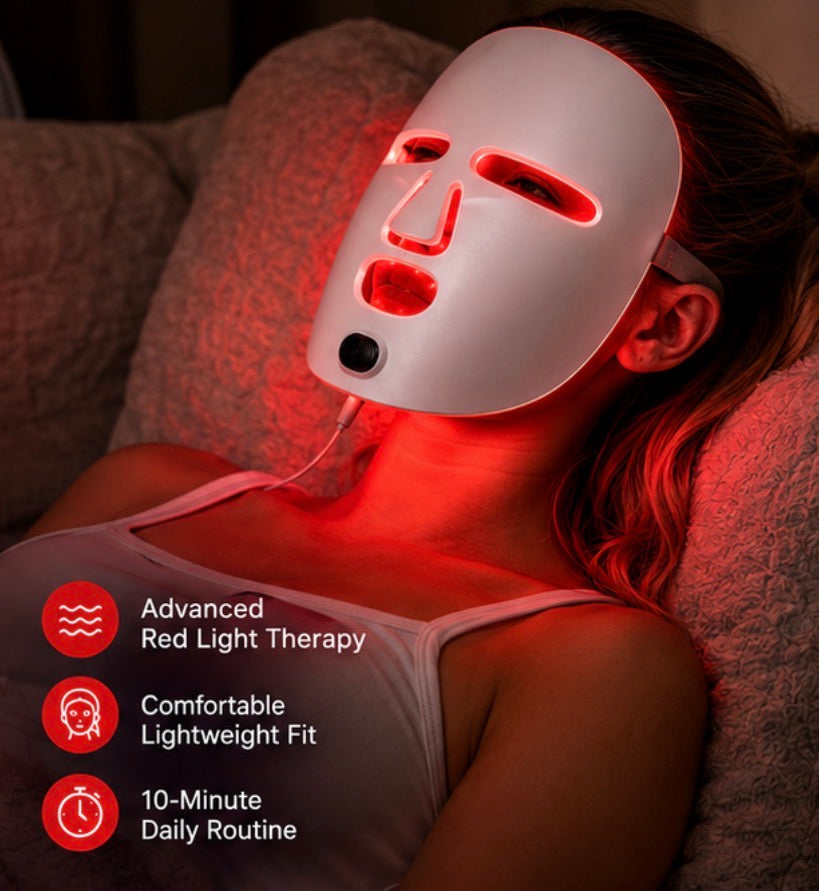 Red Light Therapy Face Mask
