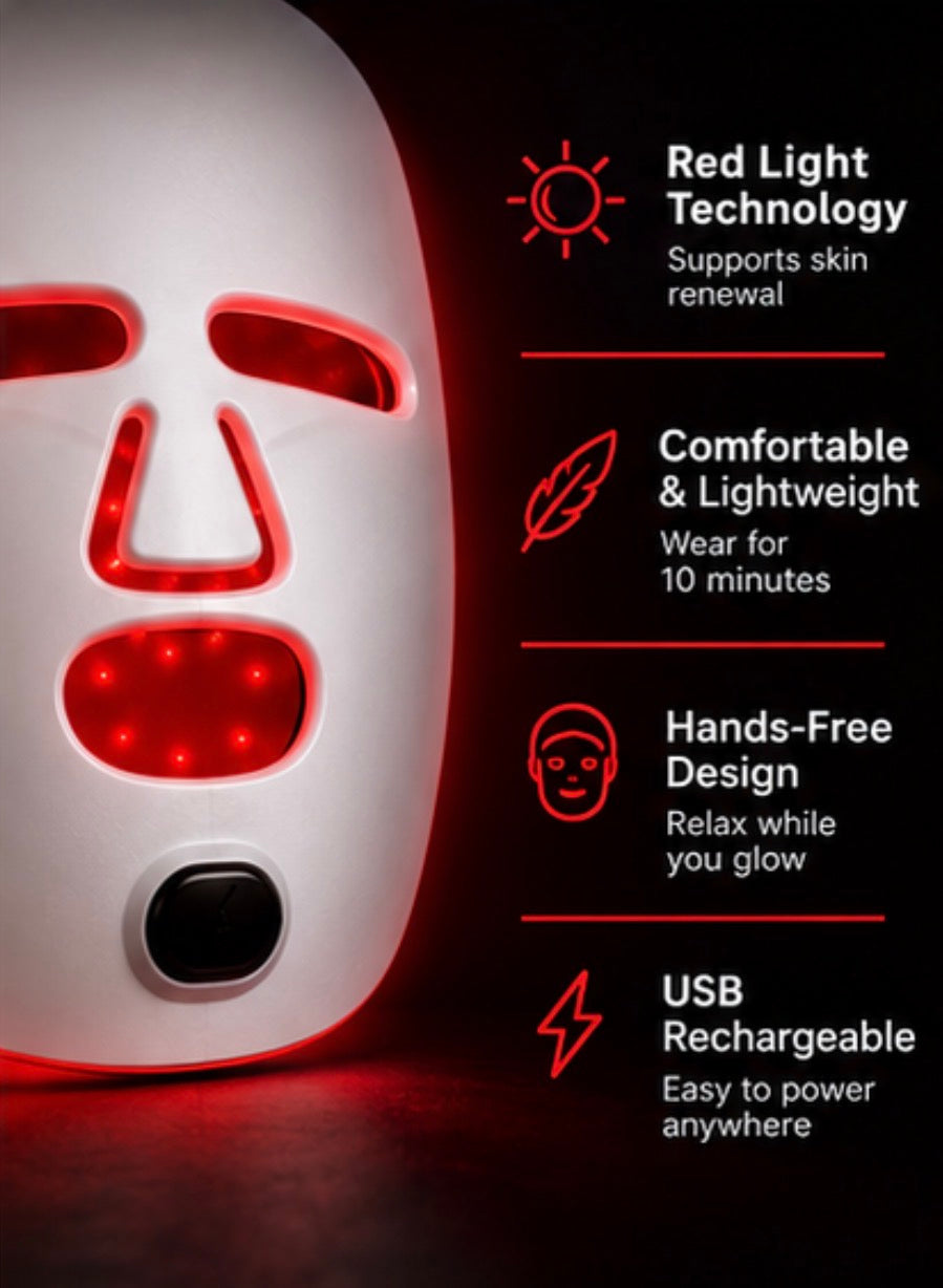 Red Light Therapy Face Mask